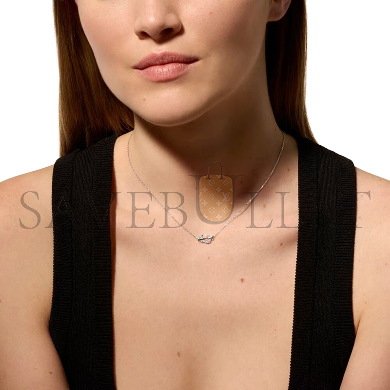 FRED FORCE 10 NECKLACE SMALL MODEL WHITE GOLD 7B0281